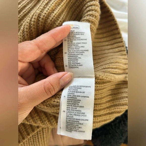 & other stories wool blend mock neck sweater size XS - Picture 15 of 15